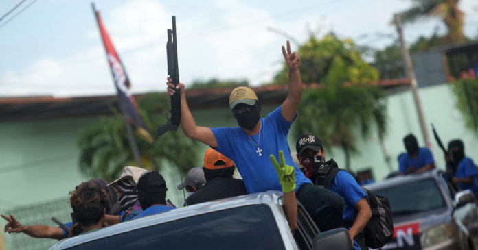 TOPSHOT-NICARAGUA-UNREST-PARAMILITARIES