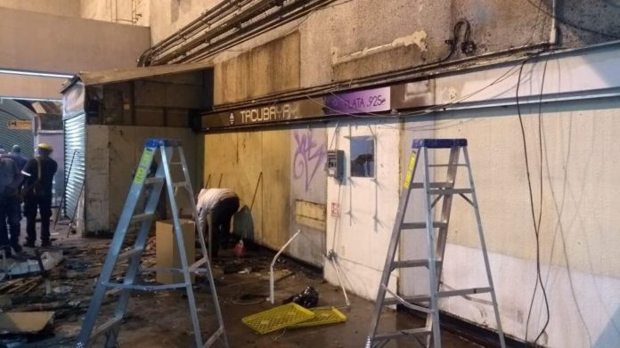 retiran locales de Metro Tacubaya